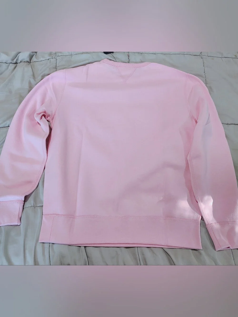 Polo Ralph Lauren Light Pink Crewneck Sweatshirt with Blue Pony Size Medium NWT